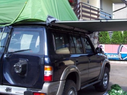 Bagażnik dachowy pod namiot